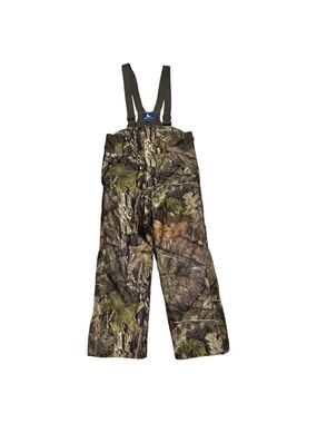 Mossy Oak Field Stream Camo Outdoor Hunting Fishing Winter Overalls Pants Youth
